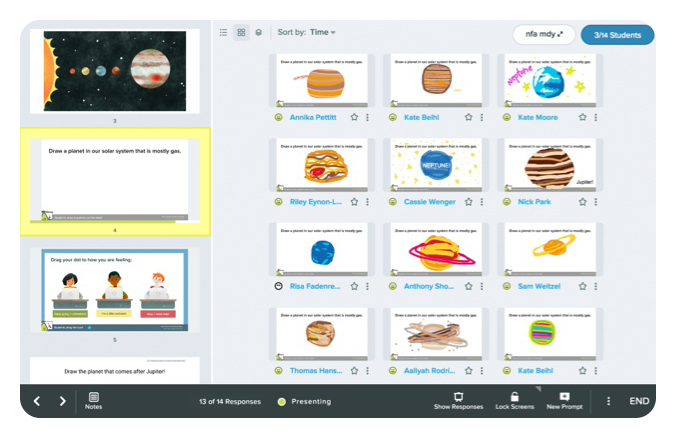 example of work within pear deck, Wacom One Medium Graphics Tablet